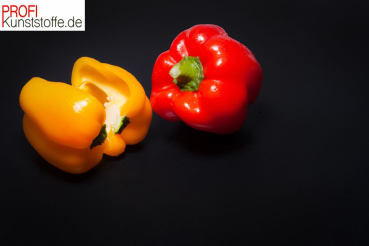 70 cm x 30 cm ,schwarzes Kunststoffschneidbrett, PROFIBRETT aus Vollkunststoff, HACCP geeignet, Spülmaschinenfest, höchst messerschonend, Industriequalität, für alle Lebensmittel geeignet